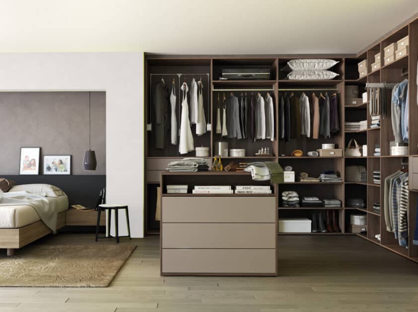 De dressing van Thibault en Aurore